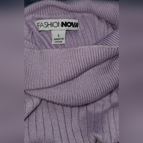 Fashion Nova, Size L, Lilac/Lavender - Picture 3 of 4